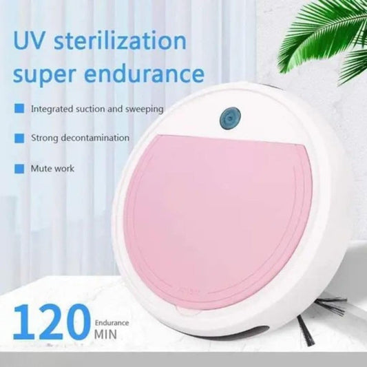 TRIDEO 𝟏𝟓 𝐲𝐞𝐚𝐫𝐬 𝐰𝐚𝐫𝐫𝐚𝐧𝐭𝐲 Smart Circle Sweeper Vacuum Robot Cleaner: Compact Design, Long Battery Life|Full-Coverage Cleaning for Wood Floors, Marble|Tiles with Effortless Operation