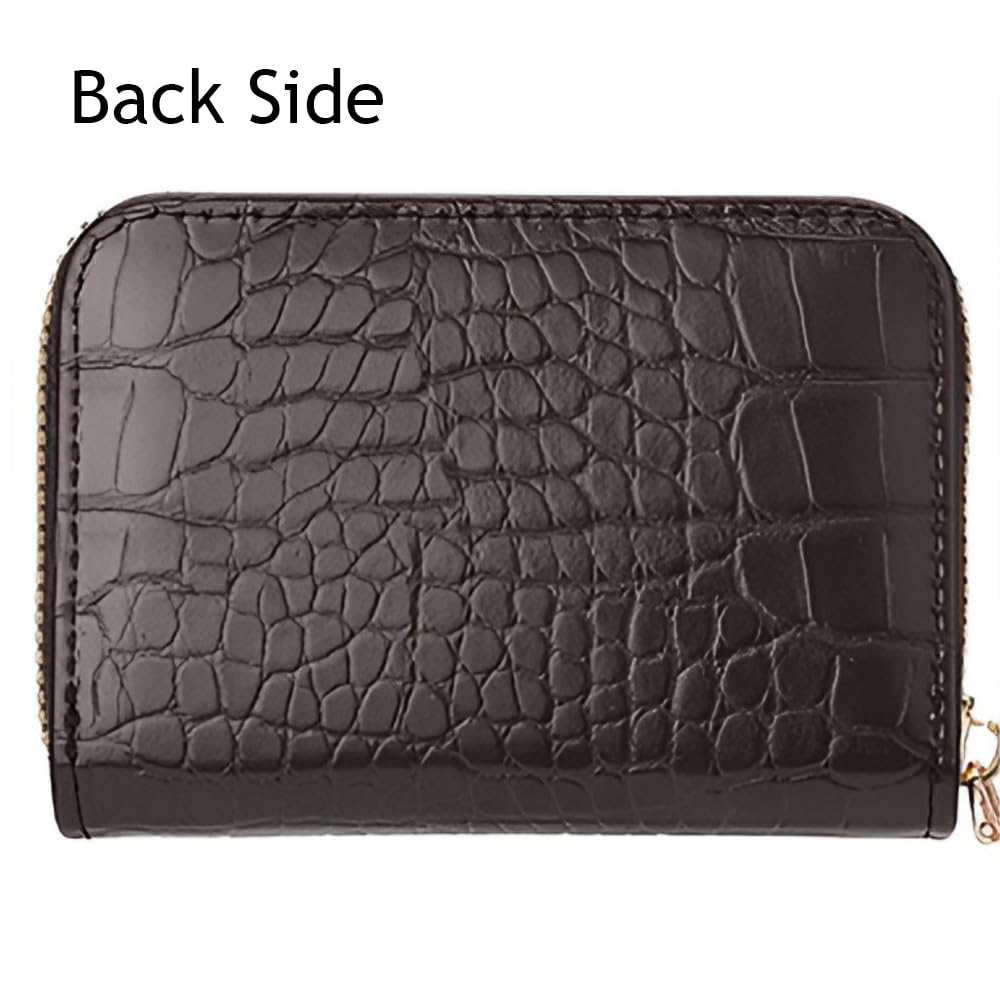 SYGA Women's Card Holder Coin Purse Multi-Card Slot Pu Pickup Case Zipper Small Wallet Driver's License Bag