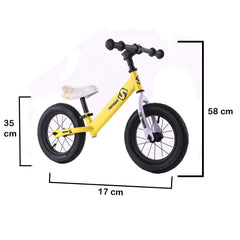 SYGA 12" Balance Bike for Children Without Pedaling_Red