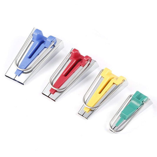 SYGA Fabric Bias Tape Maker Tool 6mm 12mm 18mm 25mm Sewing Quilting/Fabric Sewing Quilting Bias Binding Set