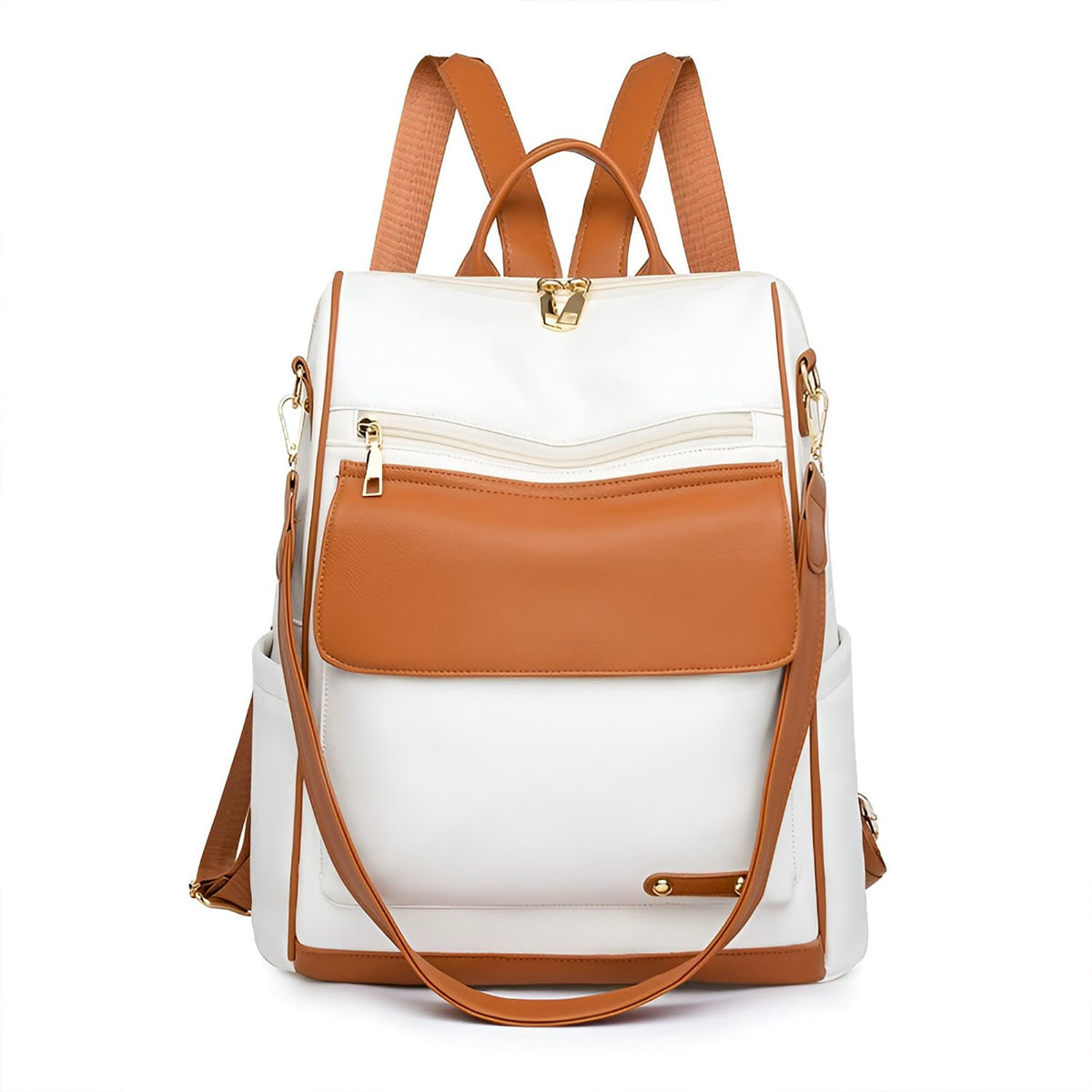 SYGA Women Breathable Soft Backpack – Stylish Daily Companion with Neat Stitching & Functional Pockets