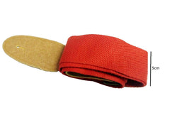 SYGA Cool Design Cotton Leather Guitar Strap(Beige)