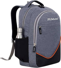 S.B. Collection Bags Unisex Usb Waterresistance Office/Business/College Daily Use Helping hand Backpack 32L Laptop Backpack (Grey Pro Plus)