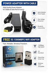ThinkCentre M-Series Tiny Desktop PC | i5 | 6th Gen | 8GB RAM | 256GB SSD | Win 11 Pro | MS Office | with 5g 2.4Ghz/5Ghz WiFi Dongle