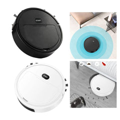 LOOM TREE® Smart Vacuum Sweeper Low Noise Carpet Cleaner 3 in 1 Mopping for Household Black