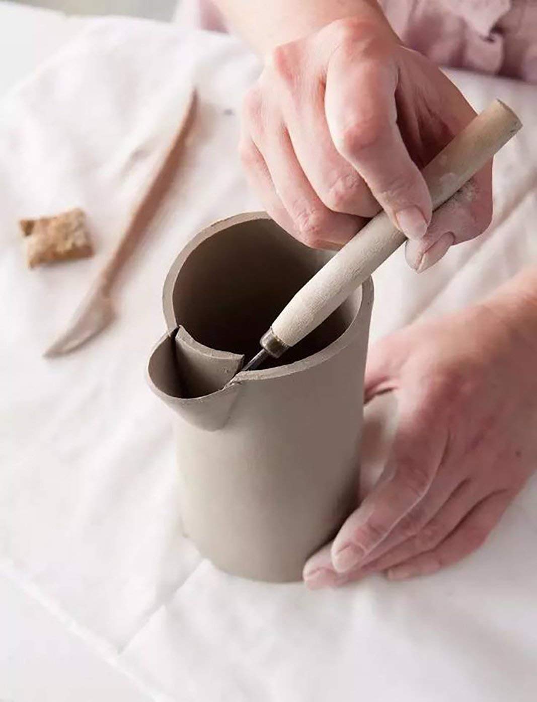SYGA Set of 11 Art and Craft Pottery,Clay,Wood Sculpting Tool