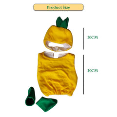 MOMISY Infant Baby Boy Photography Cute Pineapple Fruit Clothes Props New Born Tiny Photo Shoot Outfits photo Accessories-Yellow, Green, Polyester