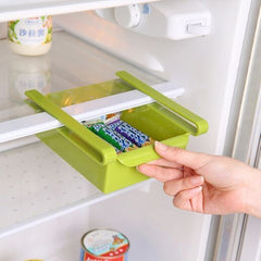 SYGA Set of 4 Pcs Multi Purpose Fridge Storage Racks, Shelf for Easily Maintaining Your Extra Meals
