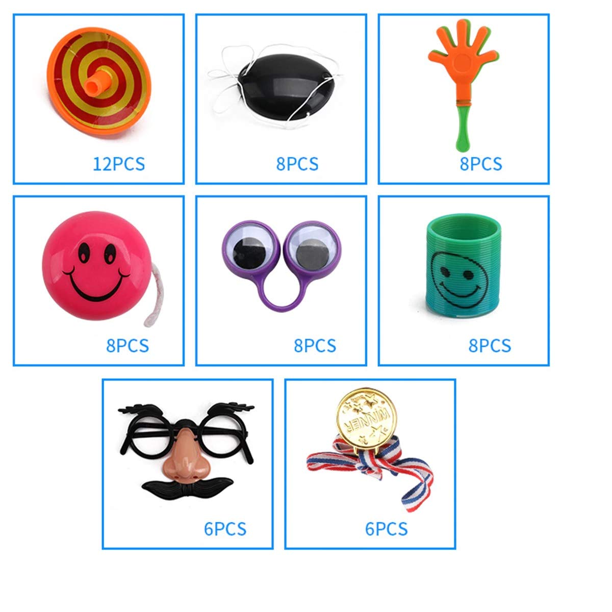 SYGA 150 Pcs Small Party Favor Prizes for Kids Boys Girls - Carnival Prizes Treasure Box Toys for Birthday Carnival, Bulk Party Toy Assortment for Classroom