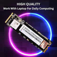 Consistent 512 GB NVMe PCIe M.2 SSD 2280, 3D NAND with SLC Cache, Up to 2200MB/s, 5 Years Warranty