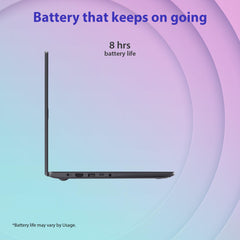 ASUS Vivobook Go 15, Intel Celeron N4500, Fingerprint Sensor (Intel HD iGPU/8GB RAM/512GB SSD/FHD/15.6"/60Hz/42WHrs/Windows 11/M365 Basic (1Year)*/Office Home 2024/Star Black/1.57 kg) E510KA-EJ9011WS