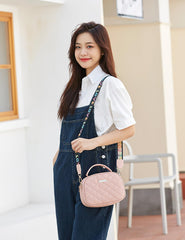 SYGA Ladies Bags Versatile Shoulder Bag Crossbody White Bag Girls Handbag Embroidered Bag