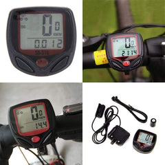 SYGA Bicycle Accessories 15-Functions Bike Speedometer LCD Display Cycling Odometer