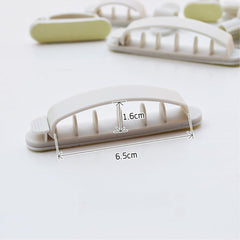 Syga Set of 10 Cable Management Clips Adhesive Wire Clips Wall Multi-Pack Cable Tie Holder