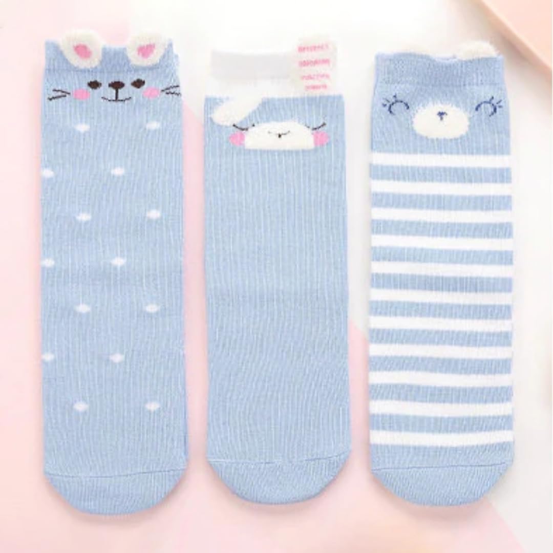 SYGA Baby Spring And Autumn Combed Cotton Long Tube Knee-High Baby Socks Autumn And Winter Suitable Age for 9M - 24M