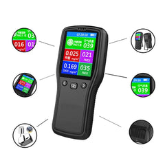 SYGA Air Quality Tester,Indoor Formaldehyde Detector Air Quality Monitor Indoor for TVOC PM2.5 PM10 HCHO