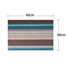 SYGA Set of 4 Coffee Cup Design Washable Table Mats, Place Mat(Green)