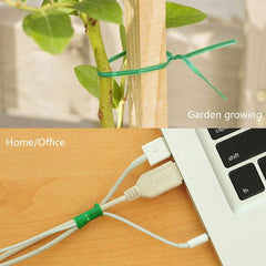 SYGA Portable 164Ft/50M Roll Wire Twist Ties Green Garden Cable & Gardening Climbers Slicer