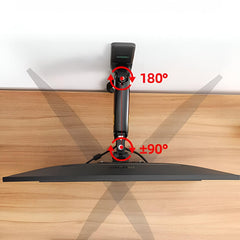 SYGA NB F120 Monitor Wall Mount, Air Pressure Hover, 17-27 Inch Screen Support, Aluminium Alloy Construction