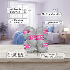 M.G ENTERPRISE MG Baby MelonKnitting Wool 200 Wool Thread for Crochet & DIY Craft Projects