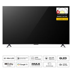 TCL 139 cm (55 inches) 4K Ultra HD Smart QD-Mini LED Google TV 55C6KS