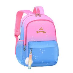 SYGA Kids Schoolbag, Lightweight, Waterproof, Cute Backpack For kindergarten and Primary School Students (Pink & Blue)