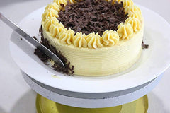 Syga 8 Inch Cake Knife Multiform Bread Knife Stainless Steel Serrated Bread Slicer Knife (Woodgrain)