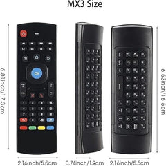BEEBIRD Voice Air Mouse Remote Controller with Keyboard - 2.4 Ghz Wireless Connection, Intelligent Learning (IR), Voice Control Air Fly Smart Remote for PC, Smart TV, Android TV Box