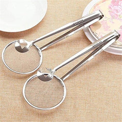 MOMISY Stainless Steel Oil Filter Spoon and Fried Food Clip Mesh Strainer (4)