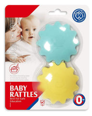 SYGA 1 Piece Baby Rattle Toy Plastic PP boilable and sterilizable BPA Free Toy_ABCD