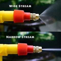 SYGA 1 Piece Reciprocating Sprayer Bottles Air Pump Manual High Pressure for Garden Artwork and Painting Jobs (Multicolor)
