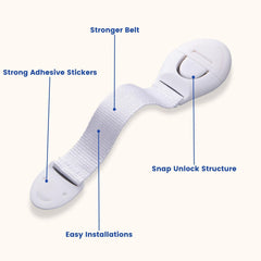 SYGA Infant Safety Lock (White) - Pack of 12