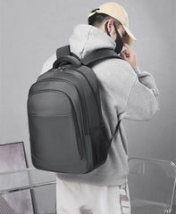 SYGA Backpack for Men & Women Oxford Cloth School Student Travel Bag(Black)