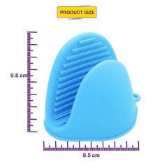 SYGA Set of 2 Silicone Pinch Grip Mitten Oven Mitt Gripper Grip Kitchen Potholder Utensil Tool, Blue - 2 Pcs