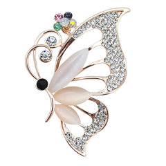 SYGA Brooch Pin Fashion Crystal Rhinestone Jewellery Pin Vintage Accessories Decoration Clothing Bouquet Brooches for Bridal Women Girl- S13