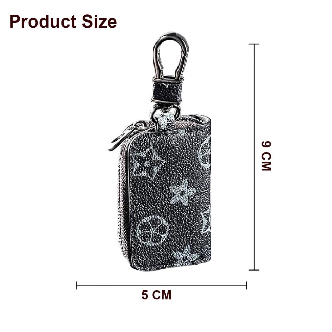 SYGA Car Key Bag Creative Style Car Zipper Fashion Protective Case for Men and Women(Star-Grey-Style-1)