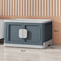 SYGA Large Snack Storage Box Drawer Type Clothes Toy Book Storage Box Home Living Room Finishing Storage Cabinet(Blue)