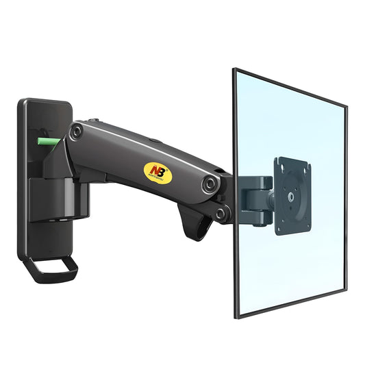 SYGA NB F120 Monitor Wall Mount, Air Pressure Hover, 17-27 Inch Screen Support, Aluminium Alloy Construction