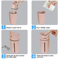 SYGA Air Humidifier Ultrasonic Maker Car Purifier