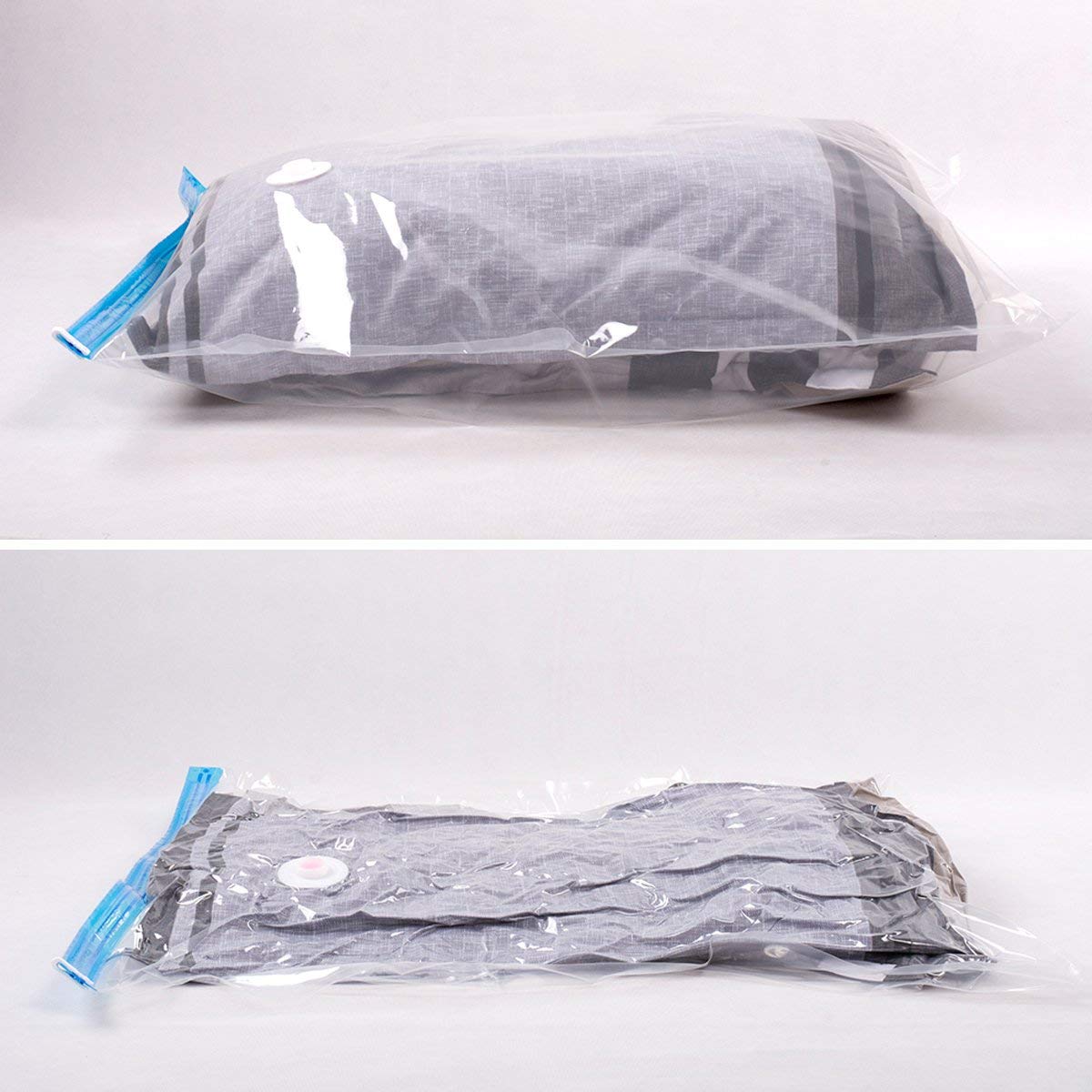 SYGA 6 Pieces Space Saver Vacuum Bag for Cloth Storage Bags (40x60cm,50x70cm,60x80cm,Ele_Pump)