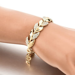 SYGA Rhinestone Diamond Bracelet Alloy Bracelet, Retro Bracelet Set, Tassel Bracelet, Stackable Bracelet For Women - Diamond Gold