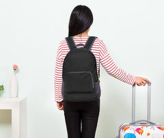 SYGA Outdoor Travel Foldable Backpack Waterproof Backpack With Mini Bag Stay-Clean Backpack for Camping, Hiking, Travelling, Outdoor Activities(Black)