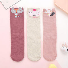 SYGA Baby Spring And Autumn Combed Cotton Long Tube Knee-High Baby Socks Autumn And Winter 9M - 24M