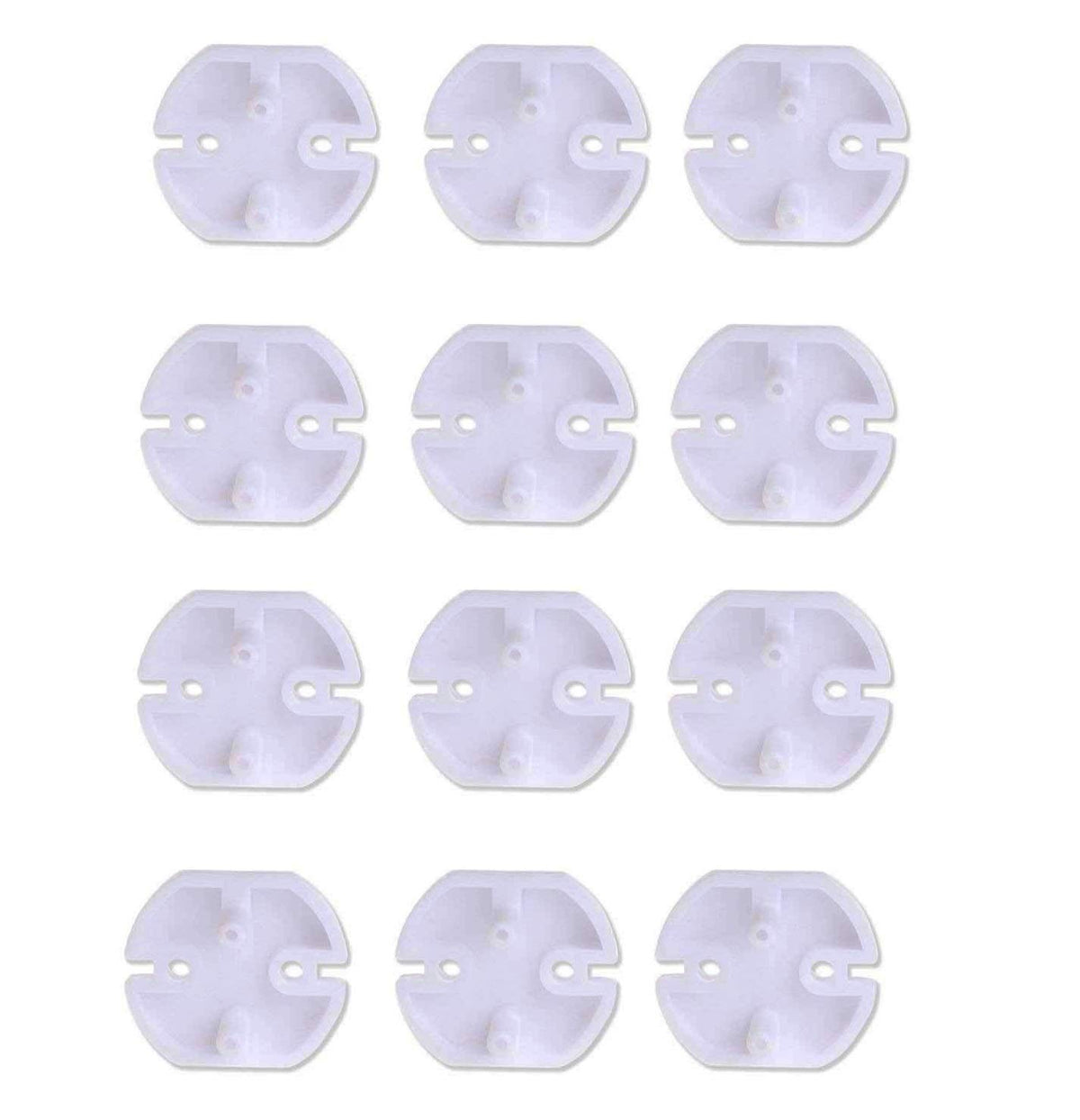 SYGA (12 Units) Electrical Socket Cover for Indian Plug Point for Baby Safety Proofing