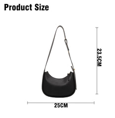 SYGA Fashion Small Bag Women's Bag Popular Shoulder Messenger Bag (Black)