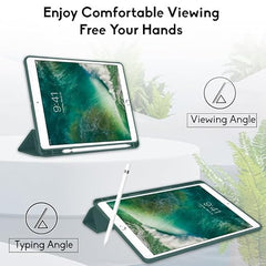 Robustrion Cover for iPad 10.2" 9th 8th 7th Gen Generation Case, OceanBlack