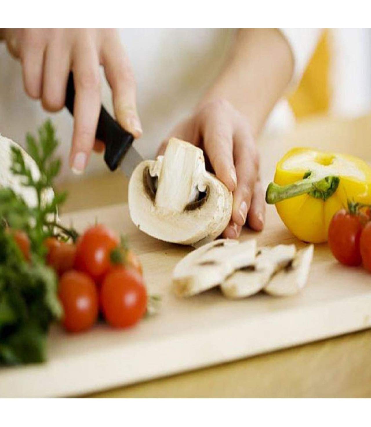 SYGA 7 Piece Kitchen Knife Set and Vegetable Peeler Set