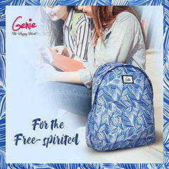 Genie Miami Laptop Backpack for Women (16 Inches) | Modern Office, College & Travel Laptop Backpack | Padded Laptop Sleeve | Rose