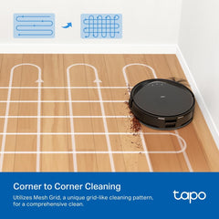 TP-Link Tapo RV20 Max Plus|5300Pa Suction Robot Vacuum Cleaner & Mop|Smart Auto-Empty Dock|3L Dust Bag|MagSlim LiDAR & Gyroscope Navigation|Multi-Floor Mapping | Alexa & Google Assistant Compatible