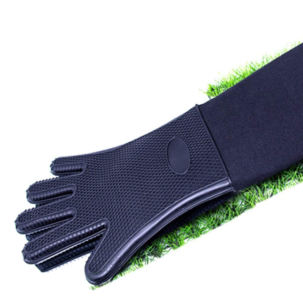 SYGA 1 Piece Lengthened Anti-Slip Insulation Glove Kitchen Baking Tool for Microwave Oven Use